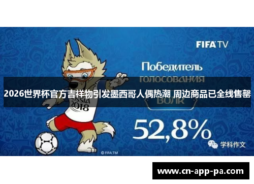 2026世界杯官方吉祥物引发墨西哥人偶热潮 周边商品已全线售罄 2026世界杯官方吉祥物引发墨西哥人偶热潮 周边商品已全线售罄
